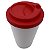 Copo Café Branco com Tampa Vermelho - Imagem 2