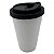 Copo Café Branco com Tampa Preto - Imagem 1