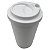 Copo Café Branco com Tampa Branco - Imagem 2