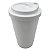 Copo Café Branco com Tampa Branco - Imagem 1