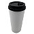 Copo Bucks Branco com Tampa Preta – 450ml - Imagem 1