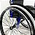 Cadeira de Rodas Monobloco Sigma Smart Preto Fosco c/ Azul - Imagem 4