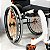 Cadeira de Rodas Monobloco Sigma Smart Branco c/ Laranja - Imagem 2