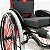 Cadeira de Rodas Monobloco Sigma Smart Preto Fosco c/ Vermelho - Imagem 3