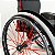 Cadeira de Rodas Monobloco Sigma Smart Preto Brilhante c/ Vermelho - Imagem 5