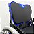 Cadeira de Rodas Monobloco Sigma Smart Preto Brilhante c/ Azul - Imagem 5
