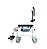 Cadeira de Banho e Higiene em Alumínio com Rodas Grandes Evo by Mobility - Imagem 2