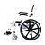 Cadeira de Banho e Higiene em Alumínio com Rodas Grandes Evo by Mobility - Imagem 2
