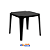 Mesa de Plástico Inovar 70x70cm Preta - TopMil - Imagem 1