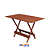 Mesa Dobrável Madeira - Zamatta - 1,20m x 70cm - Imagem 2