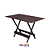 Mesa Dobrável Madeira - Zamatta - 1,20m x 70cm - Imagem 3