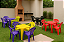 Jogo de Poltrona Solplast (4 Poltronas + 1 Mesa) SOLPLAST - Imagem 1