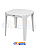 Mesa Plástica 70x70 Coruripe Branca Solplast - Imagem 1