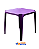 Mesa 70X70cm Coruripe Lilás - Imagem 1