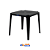 Mesa Coruripe Preta 70x70cm - Solplast - Imagem 1