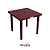 Mesa Quadrada 80x80cm - For Plast - Imagem 1