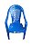 POLTRONA JACARECICA AZUL SOLPLAST - Imagem 1