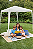 Tenda Branca Gazebo Tubular 3X3m Polietileno - Bel - Imagem 2