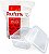 POTE RETANGULAR C/ TAMPA PRAFESTA - 350ML - C/24 - Imagem 1