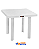Mesa Francês Branca 80x80cm Solplast - Imagem 1