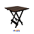 Mesa Madeira Quadrada 70X70cm - Zamatta - Imagem 3