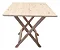 MESA MADEIRA 70X70 - Imagem 1