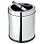 Lixeira de Inox 5 Litros 21X24,5CM Napoles - Imagem 2