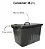 CONTAINER PLASTICO PRETO N 4 - 38,2 L - Imagem 3