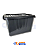 CONTAINER PLASTICO PRETO N 4 - 38,2 L - Imagem 1