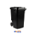 Contentor de Lixo Preto 240L - Usaplast - Imagem 1