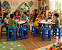 Banqueta Infantil Forteplástico Azul - Imagem 2