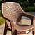 Poltrona Cairo Rattan - Marrom - Imagem 3