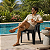 Poltrona Cairo Rattan Preta - Imagem 2