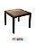 Mesa Rattan Marrom - Imagem 1