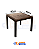 Mesa Rattan Marrom - Imagem 3