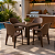 Jogo de Mesa e Poltronas Rattan - Marrom - Imagem 2