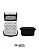 Ralador 4 Faces Inox com Recipiente e Tampa - Imagem 3