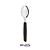 Jogo de Colheres de Mesa Inox c/6 Peças Preta - Linha Color Original Line - Imagem 2
