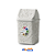 Cesto Pia Renda Floral 4,5L - Uninjet - Imagem 3