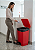 Lixeira c/pedal 15L Vermelha - For plast - Imagem 2