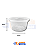 Caixa de Kit Pote Redondo 200ml - Totalplast - c/432un - Imagem 2