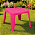 Mesa Infantil Rosa - Belfix - Imagem 3