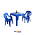 Jogo Poltrona Infantil Azul - Bel - Imagem 1