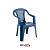 Poltrona Paraty Azul em Polipropileno Virgem 182kg - Bel - Imagem 1