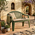 Banco de Jardim Tramontina Leme Verde Oliva 240kg - Imagem 4