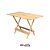 Mesa Dobrável de Madeira Crua 1,20mx70cm - Zamatta - Imagem 1