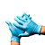 Luva Nitrílica Descarpack Azul Descartável Sem Pó Tamanho M 100 Unidades - Imagem 2
