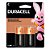Pilha Duracell D Alcalina 2 Unidades - Imagem 1