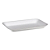 Bandeja De Isopor Branca B02 CRL-002 Rasa - 21 x 14 x 1,8cm 100 unidades - Imagem 1
