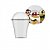 Copo Bolha com Tampa Crystal Bello 250ml, Plastilania - Rizzo,  20 unidades - Imagem 1